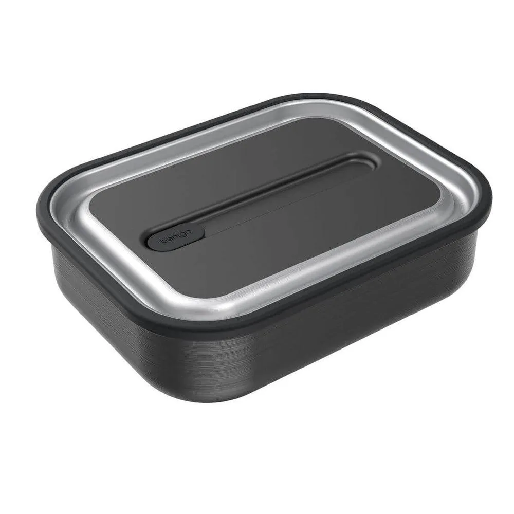 1.2L Stainless Steel Lunch Box Carbon Black