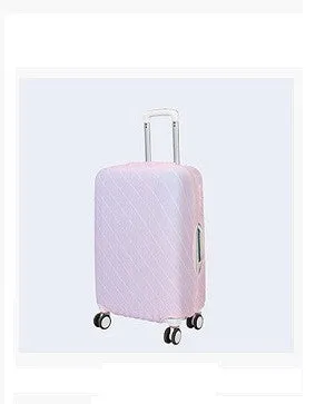 2017 travel accessories elastic luggage cover cover suitcase protective travel case cover dust-proof striped pattern solid color