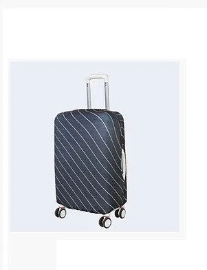 2017 travel accessories elastic luggage cover cover suitcase protective travel case cover dust-proof striped pattern solid color