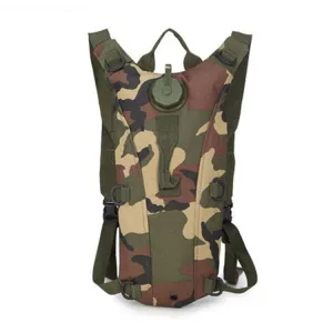 3L Outdoor Cycling Mountaineering Water Bag Duffel Backpack(Jungle Camouflage)