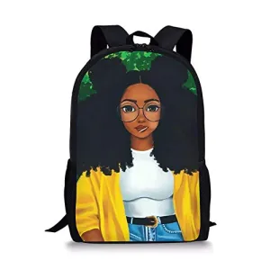 Backpacks Afrikan Girls Hairstyle Printed