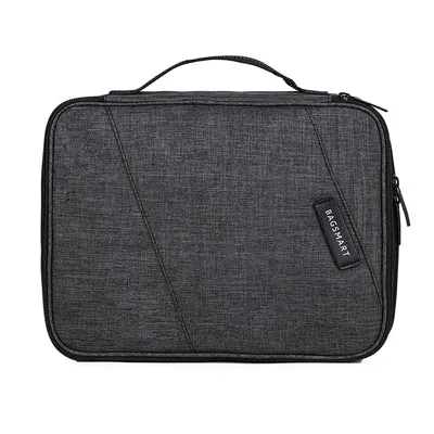 BAGSMART Universal Travel Case for Small Electronics and Accessories  Portable Organizer