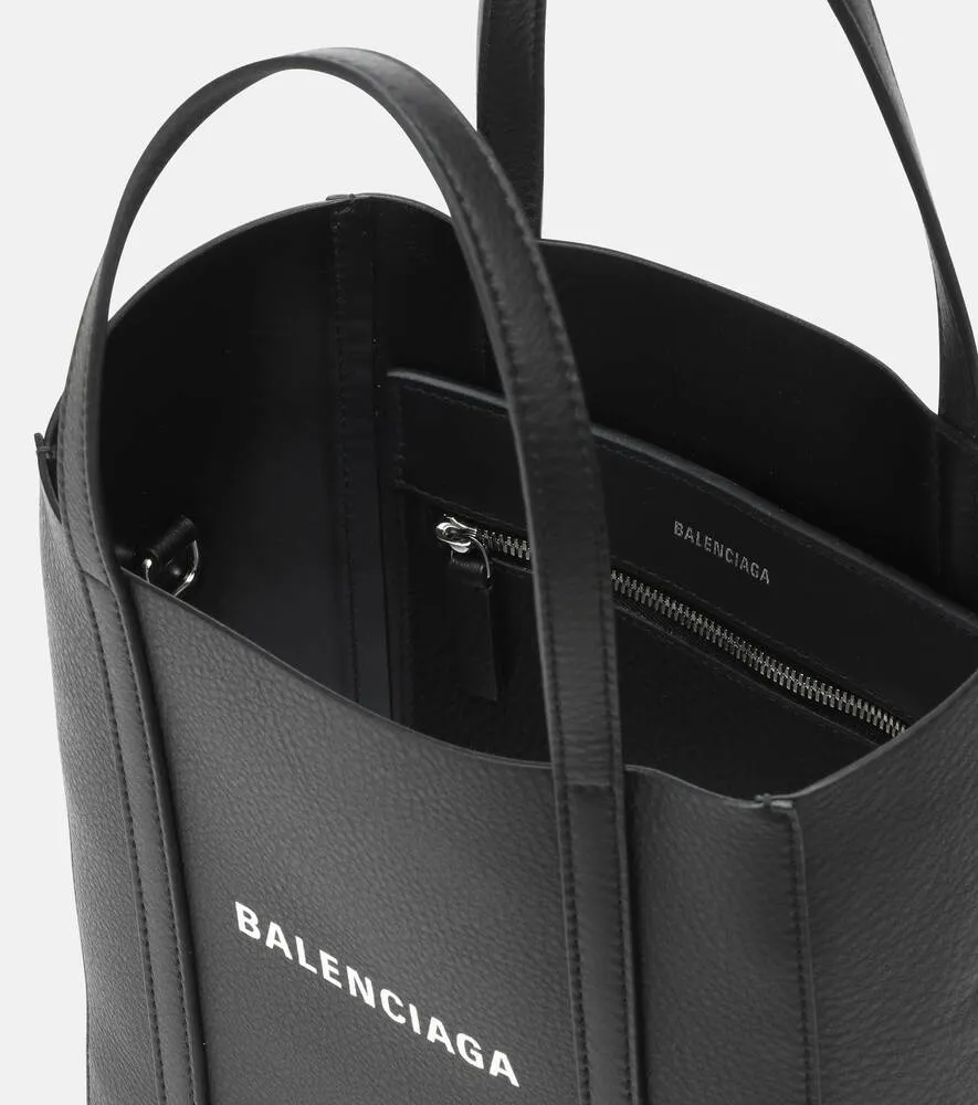 Balenciaga Leather Everyday XXS Tote Bag, Black