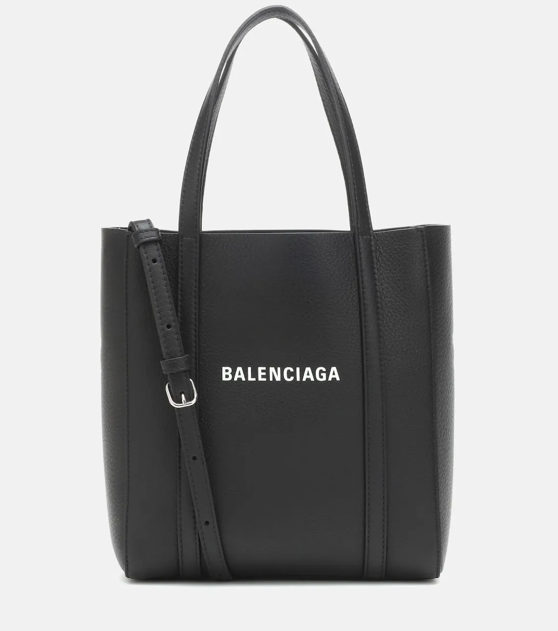 Balenciaga Leather Everyday XXS Tote Bag, Black