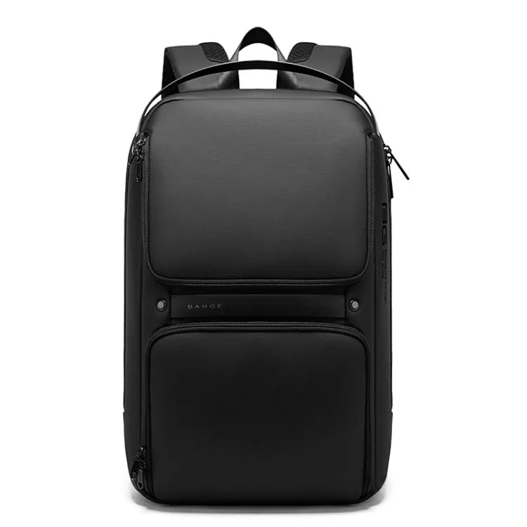 BANGE 7261 Men Waterproof Business Computer Backpack(Black)