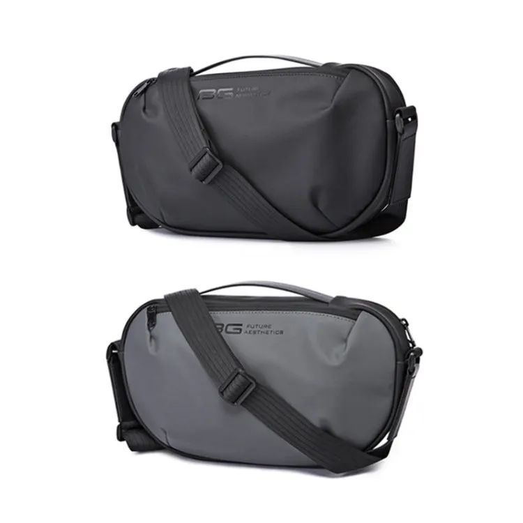 BANGE BG-7308 Men One-Shoulder Messenger Bag Fashion Casual Sports Chest Bag(Black)