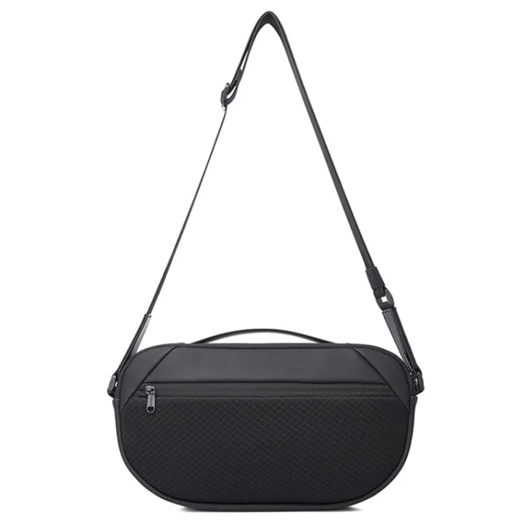 BANGE BG-7308 Men One-Shoulder Messenger Bag Fashion Casual Sports Chest Bag(Black)