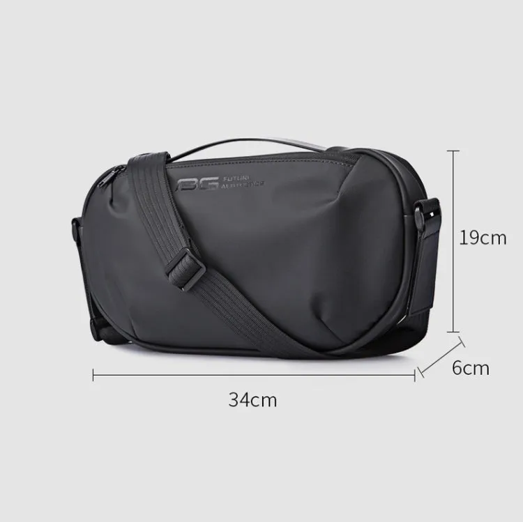 BANGE BG-7308 Men One-Shoulder Messenger Bag Fashion Casual Sports Chest Bag(Black)