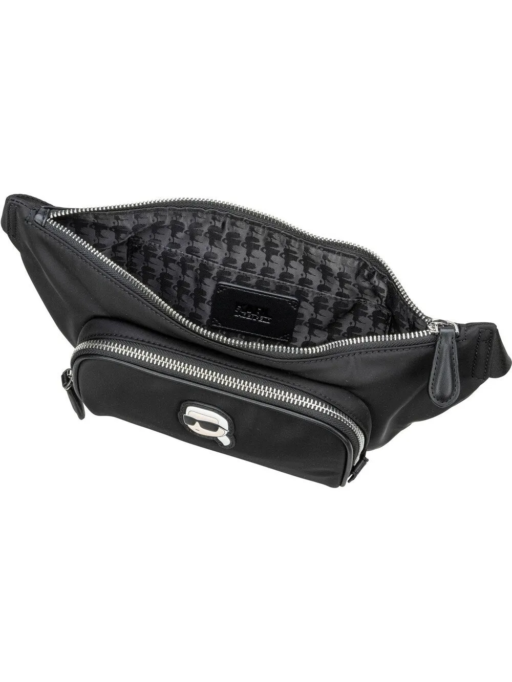 Belt bag Karl Lagerfeld Ikonik 2.0, black