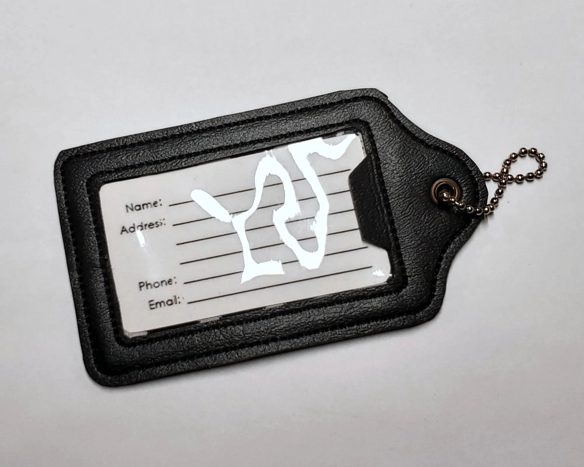 Black Medical Equipment Luggage Tag