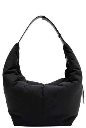 Black Padded Shoulder Bag