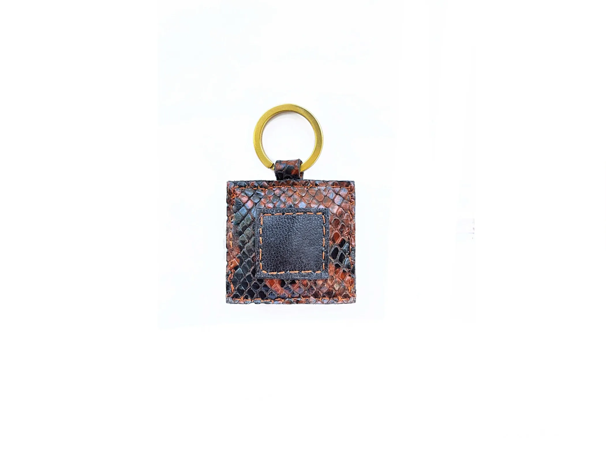 BLACK SQUARE KEY RINGS