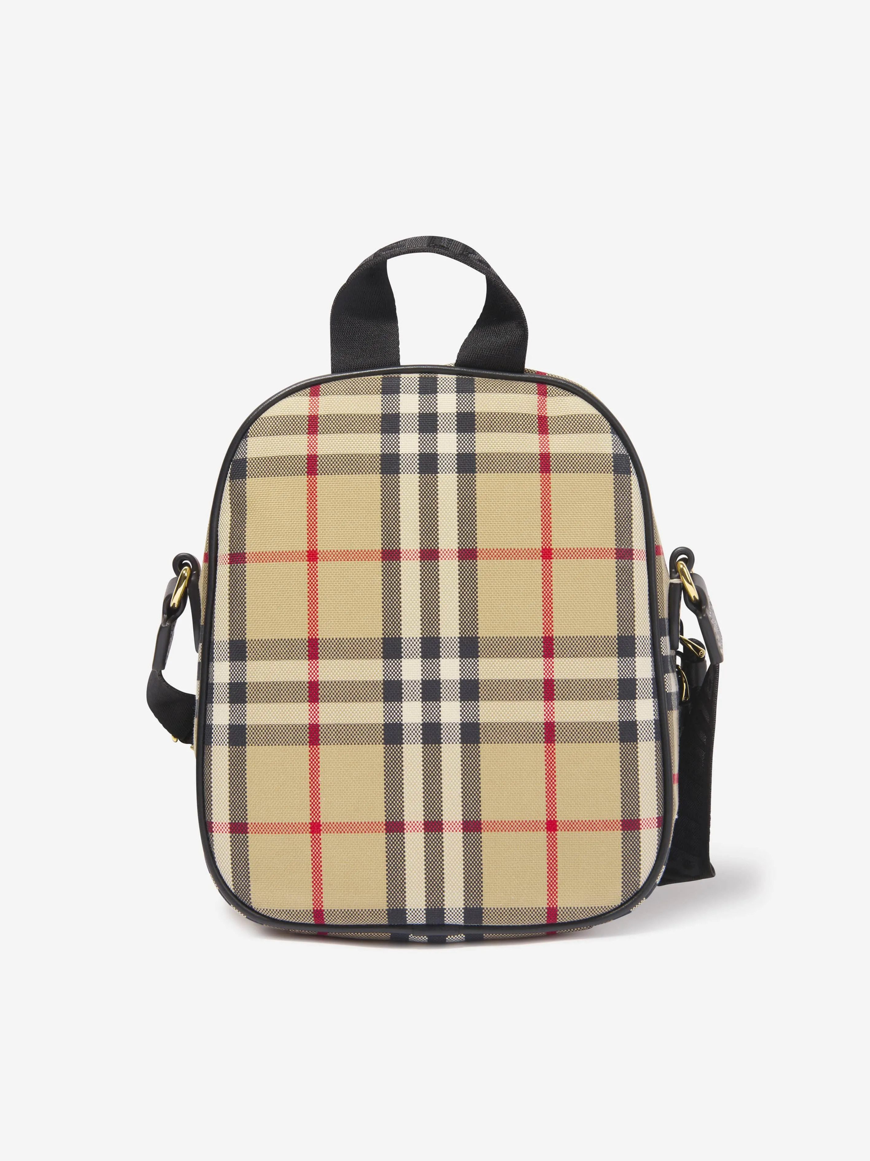 Burberry Girls Crossbody Check Bag in Archive Beige