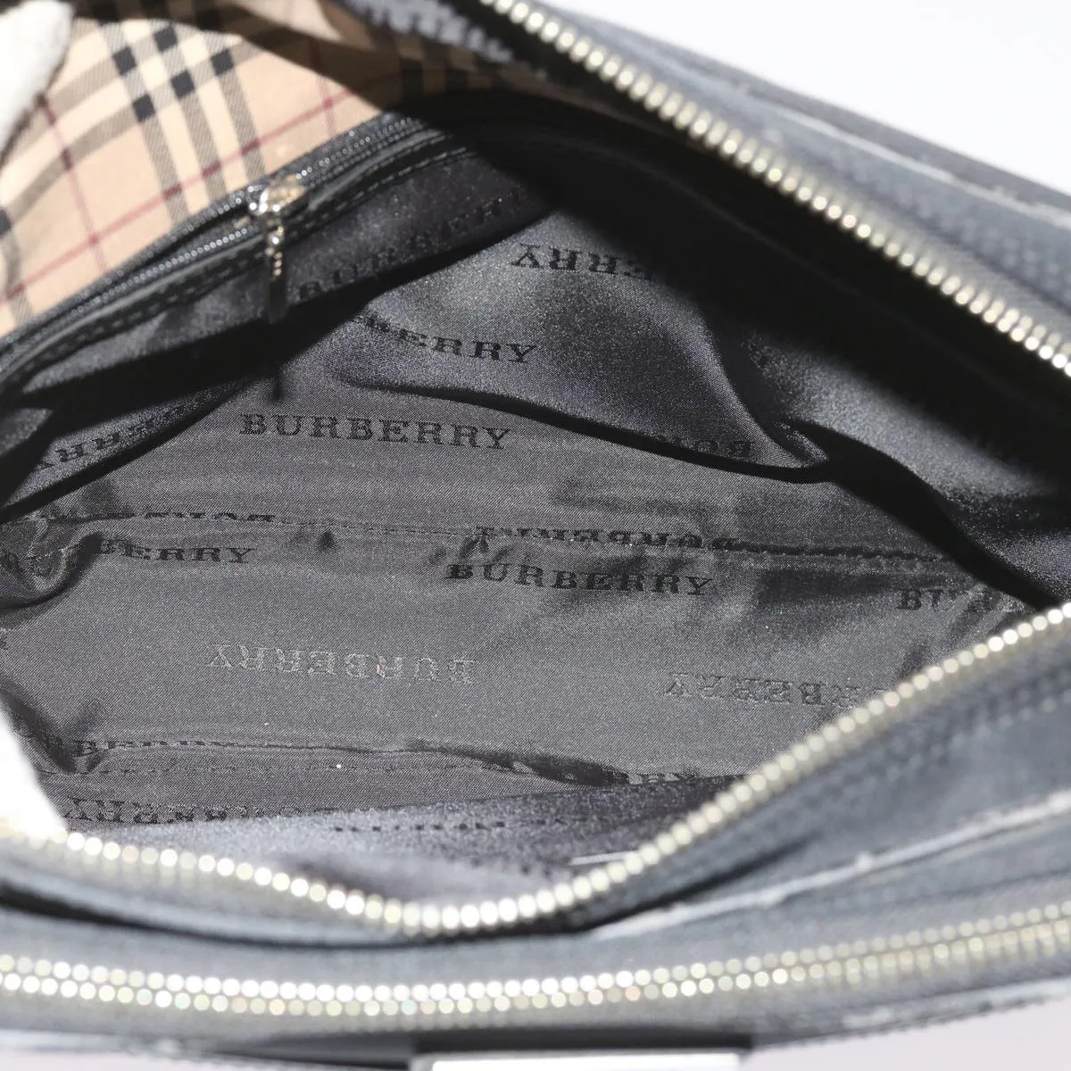 BURBERRY Shoulder Bag Nylon Black  ki3665