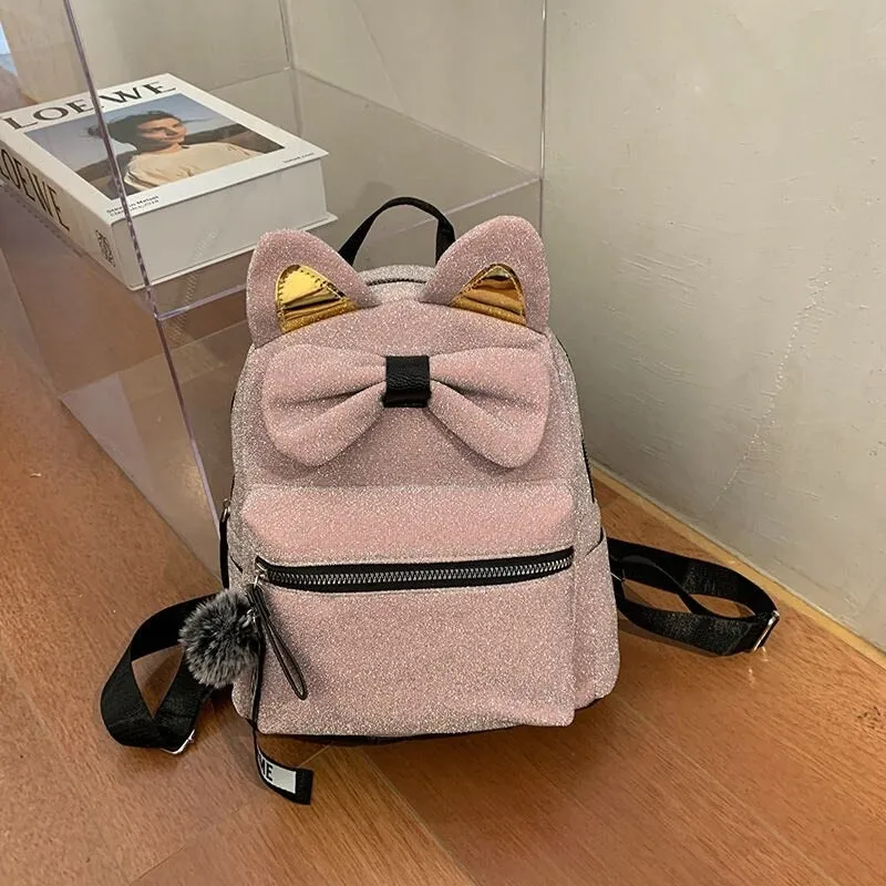 Cartoon Cat Women Backpacks