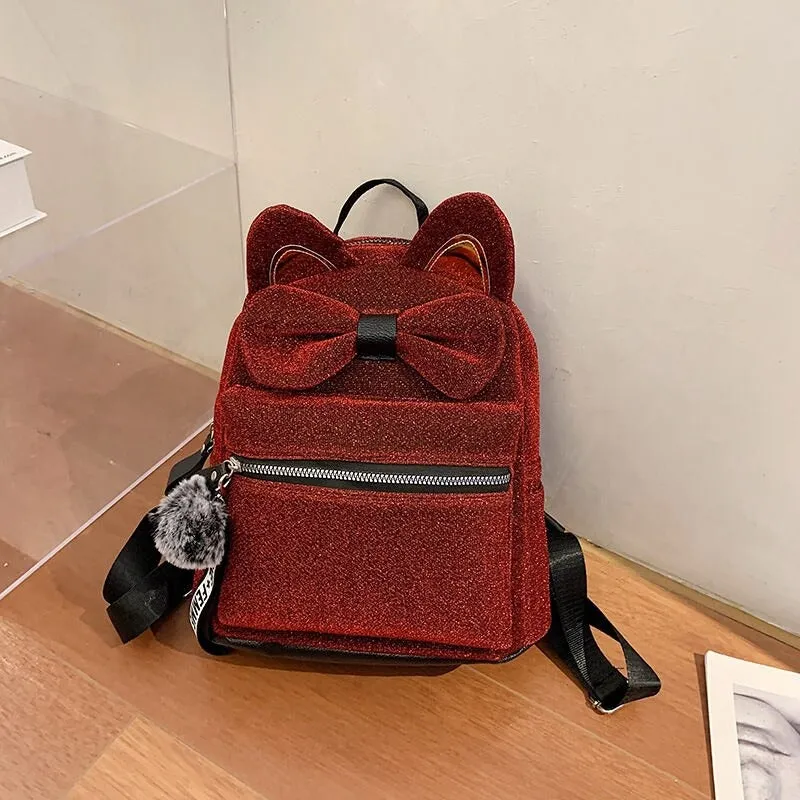 Cartoon Cat Women Backpacks