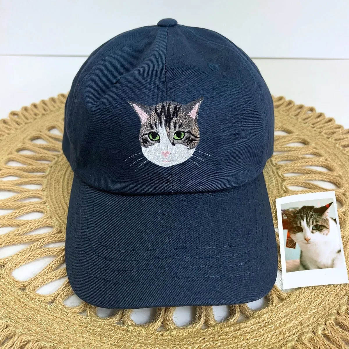 Cat Lover Twin Pack: Embroidered Hat & Tote Bag