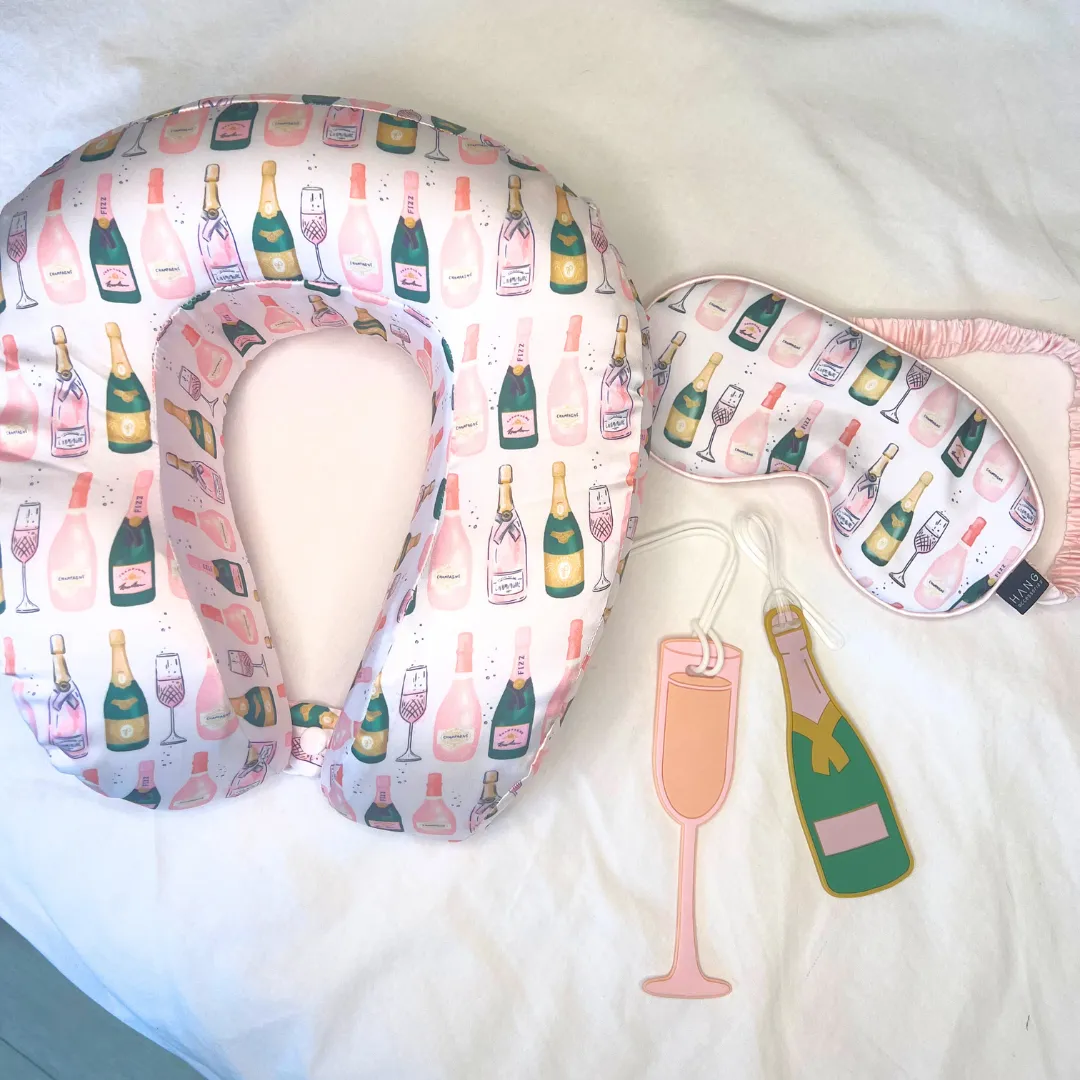 Champagne Bottle Silicone Luggage Tag