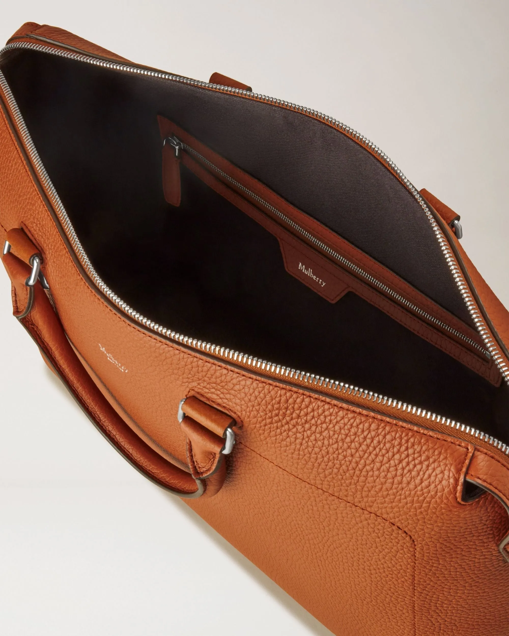 City Briefcase Heavy Grain (Chestnut)