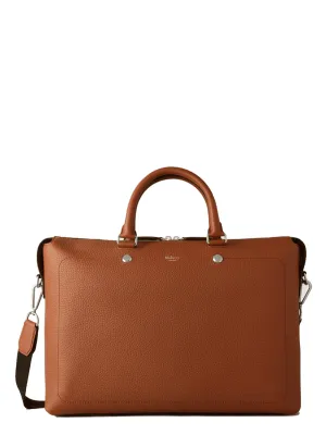 City Briefcase Heavy Grain (Chestnut)