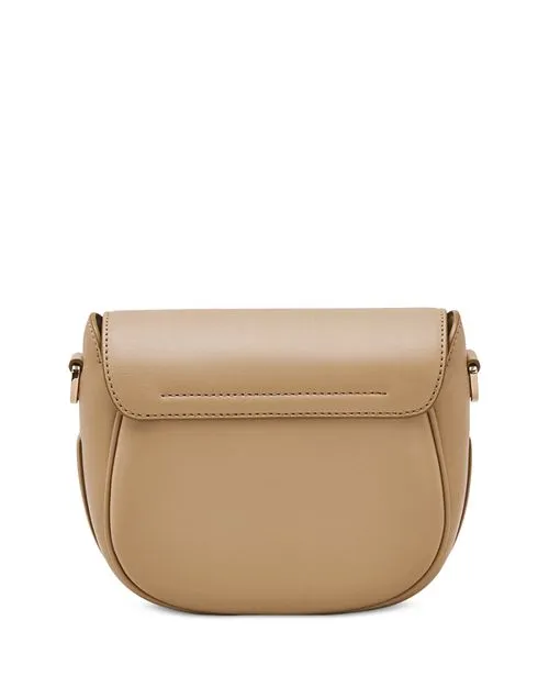 Covered J Marc MARC JACOBS Small Saddle Bag, Tan/Beige