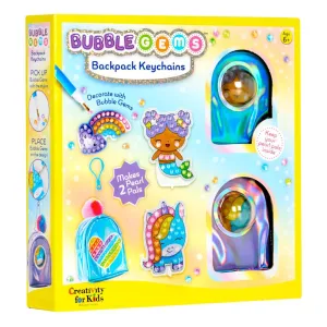 Creativity for Kids Bubble Gems Backpack Keychains