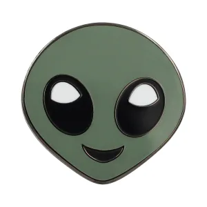 Cute Emoji Enamel Lapel Pin - Alien - For Your Life