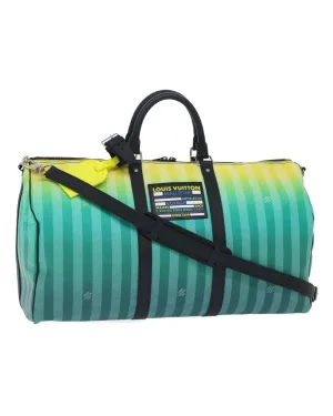 Damier Stripe Gradation Keepall Bandouliere Shoulder Bag