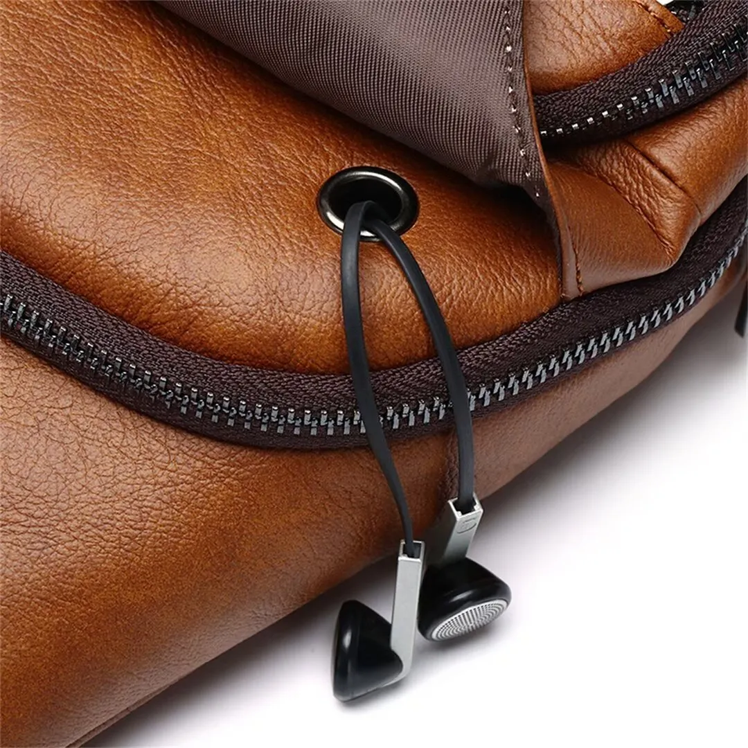 Elegant Leather Tote for the Modern Man