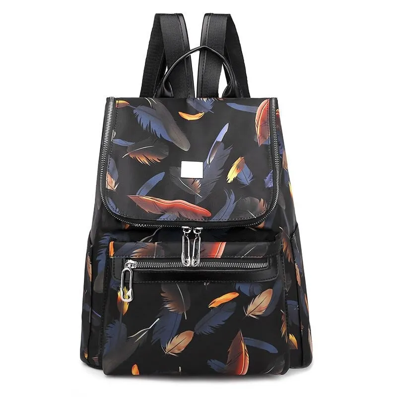 Fashion Print Travel Backpacks For Women