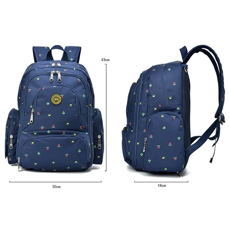 Fashion Travel Multifunctional Mother Shoulder Bag Maternity Mummy Nappy Backpack, Size: 18*30*43cm (Red Dot)