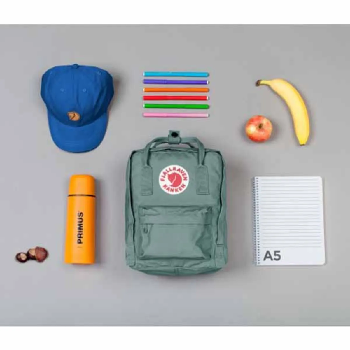 FjallRaven Kanken Mini Kids Backpack - Fog