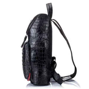 GatorLuxe Exotic Zipper Softback Flap Backpack