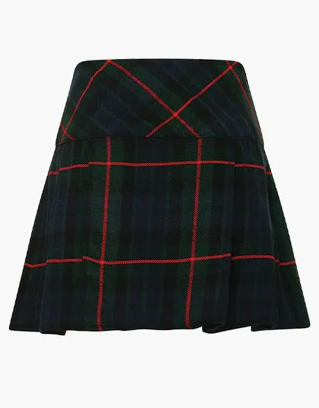 GUNN TARTAN MINI SKIRT KILT FOR WOMEN