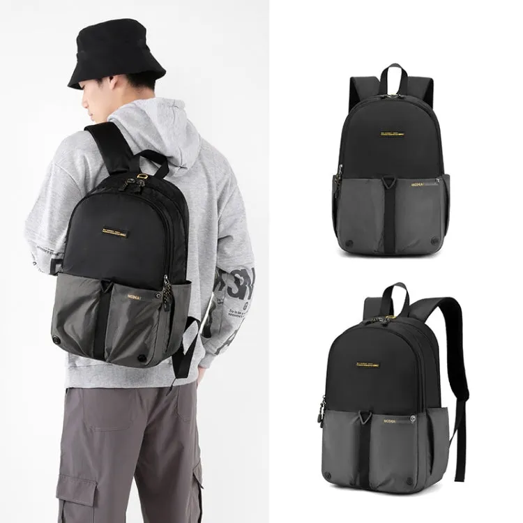 HAOSHUAI 6815 Outdoor Travel Backpack Men Business Computer Notebook Backpack(Black)