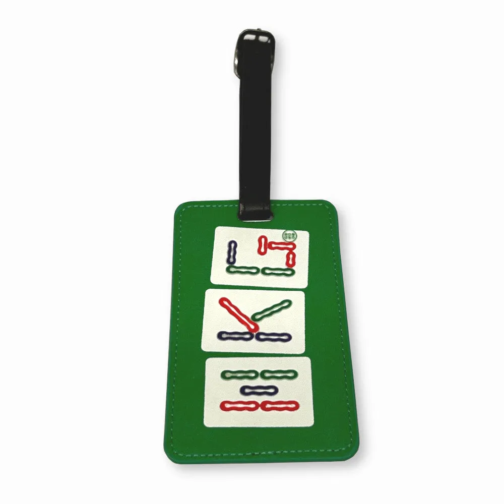 HKG Mahjong Luggage Tag