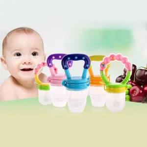 Infant Teether Baby Fruits And Vegetables Bite Bags Toddler Product Of Silicone Bags Baby Teether M35