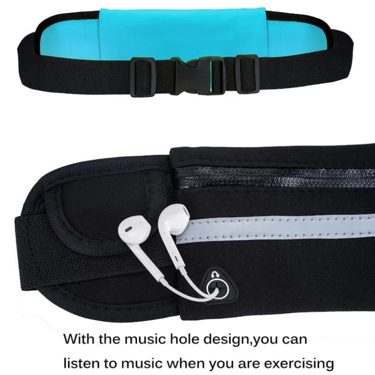 Kettle Pockets Outdoor Sports Mobile Phone Pockets Waist Bag(Black)