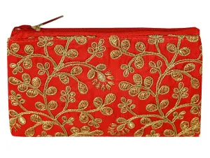 Kuber Industries Embroidery Women Hand Purse