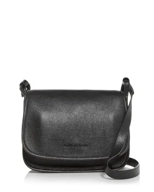 Le Foulon&;eacute; Longchamp Leather Crossbody Bag, Black