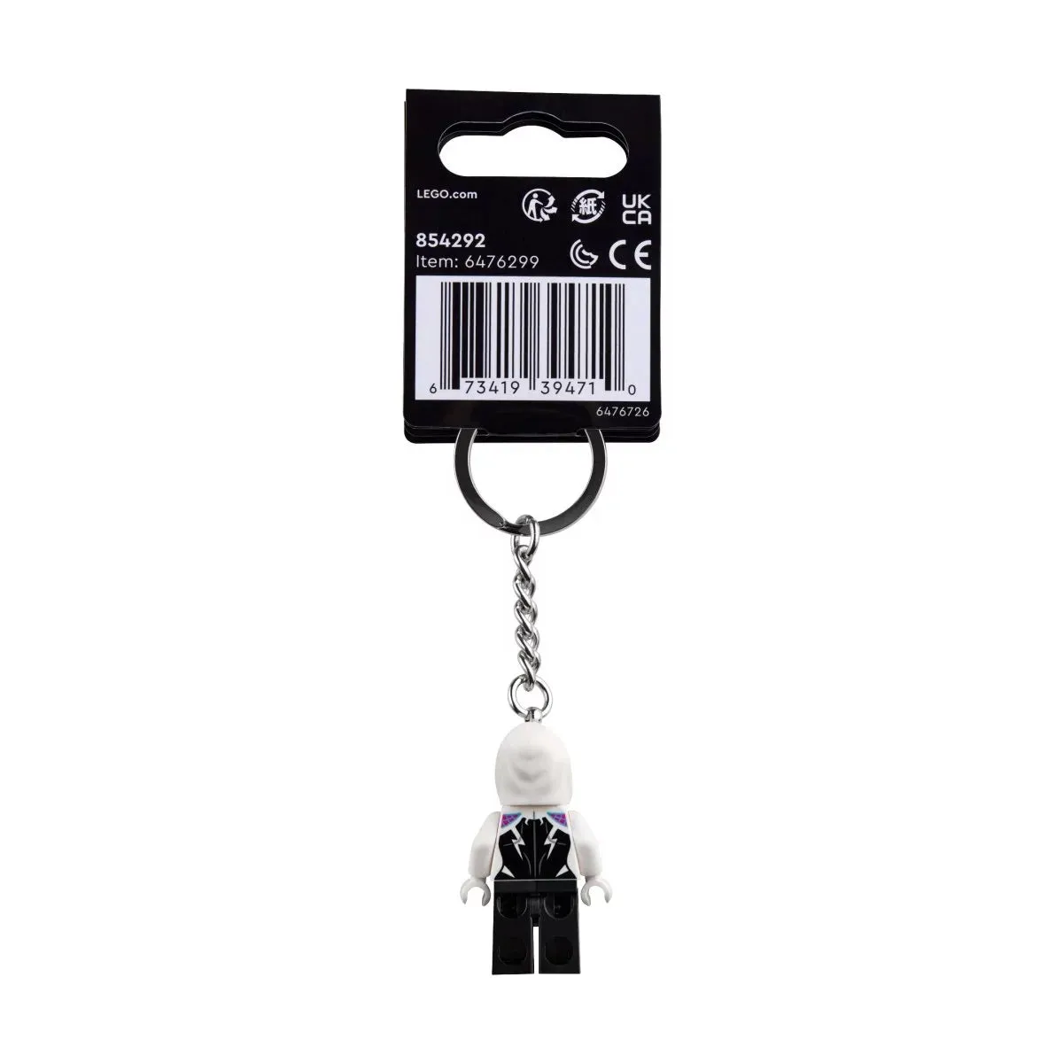 Lego Spider-Man Ghost-Spider Key Chain 854292, 37 pieces