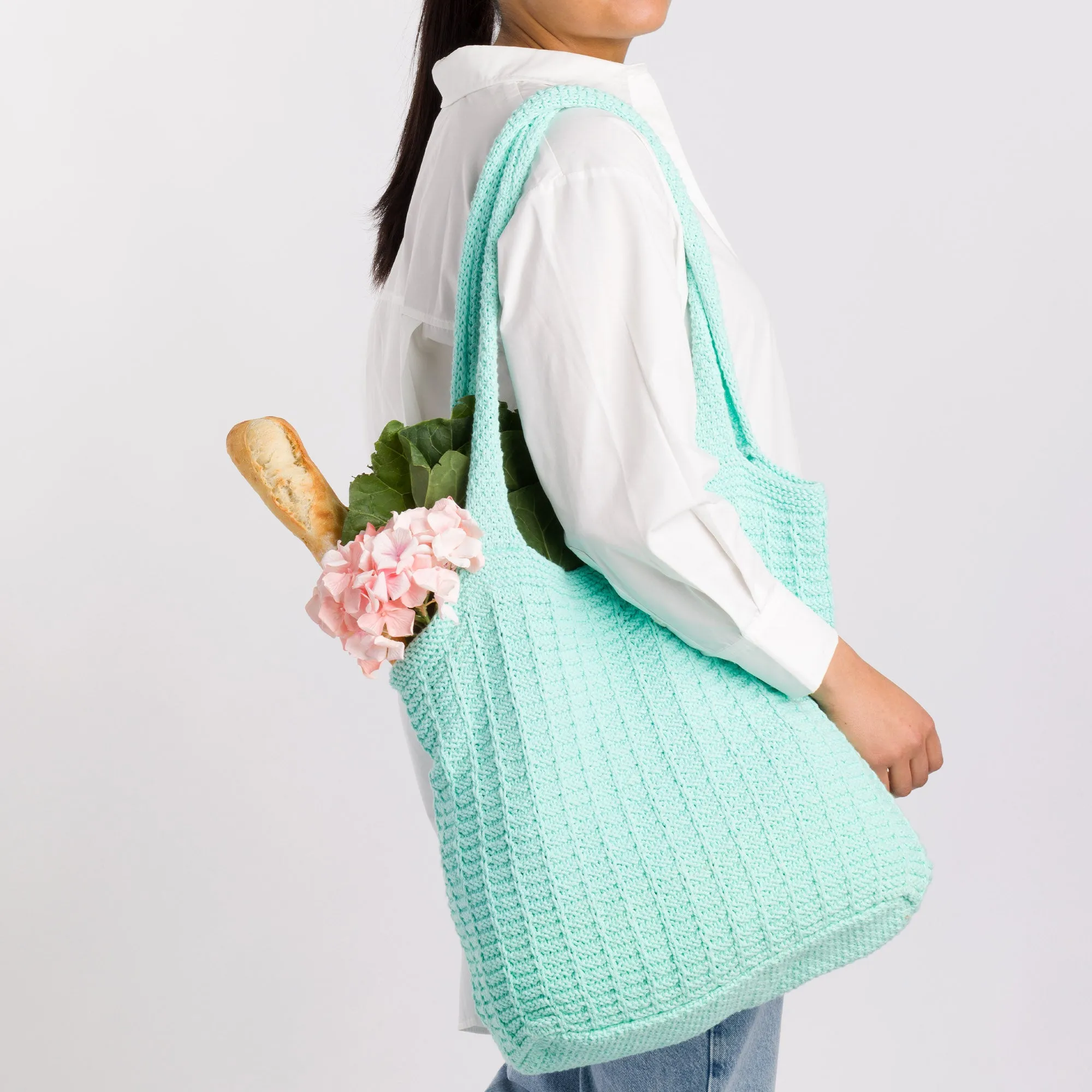 Lily Sugar'n Cream Knit Market Tote