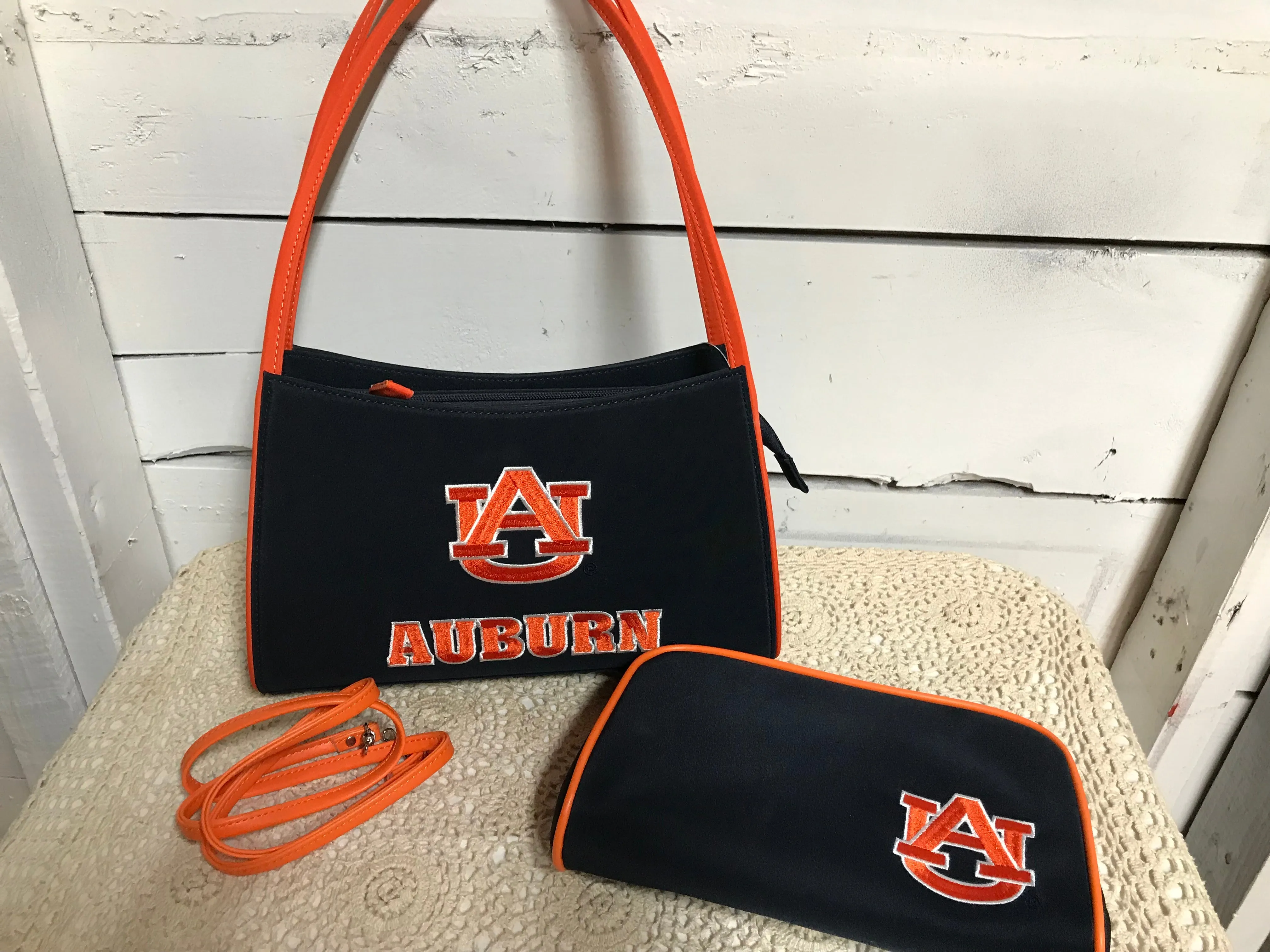 <€€ NEW Womens AUBURN TIGERS Purse Handbag Official NCAA By Sandol NWT