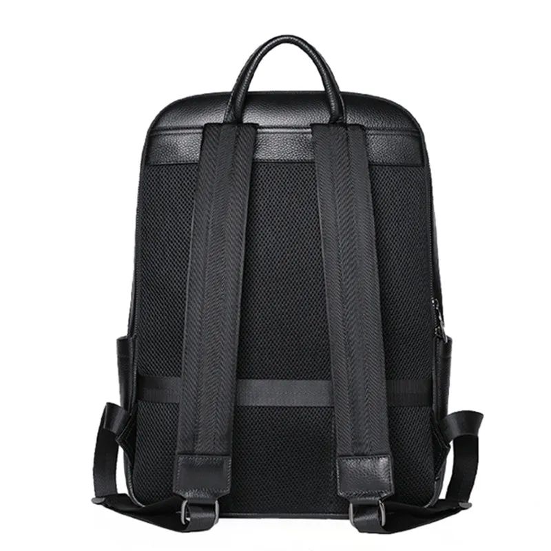 LuxCro Leather Laptop Travel Backpack