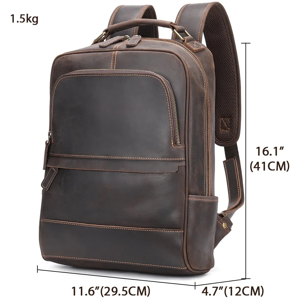 Luxury AirTech Zip Laptop Backpack