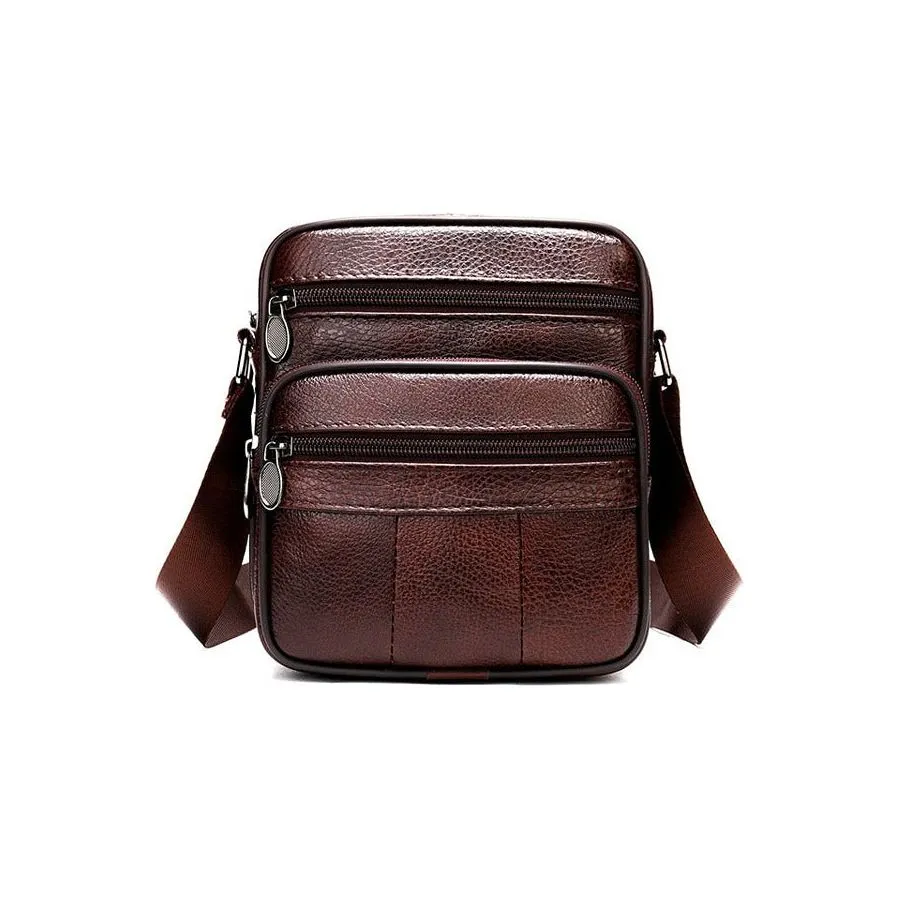 Luxury Exotic Leather Flap Crossbody Messenger Bag