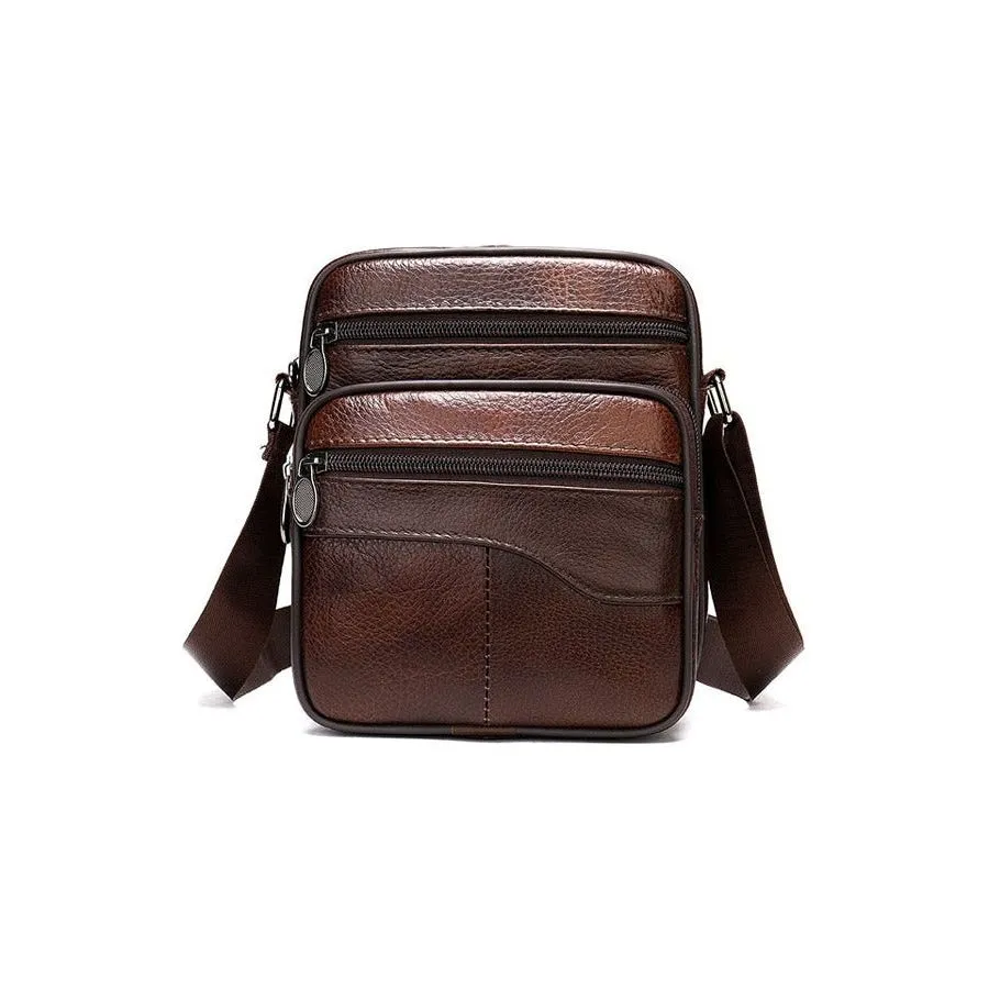 Luxury Exotic Leather Flap Crossbody Messenger Bag