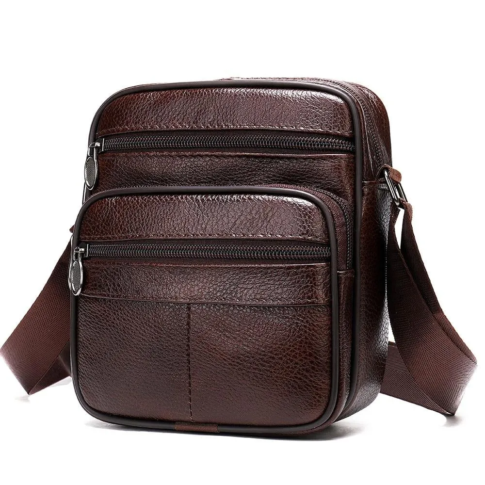 Luxury Exotic Leather Flap Crossbody Messenger Bag