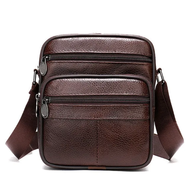 Luxury Exotic Leather Flap Crossbody Messenger Bag