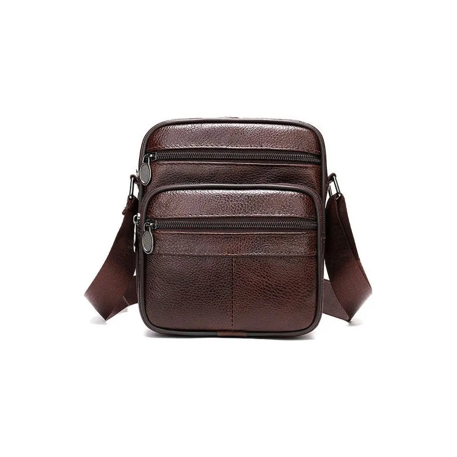 Luxury Exotic Leather Flap Crossbody Messenger Bag